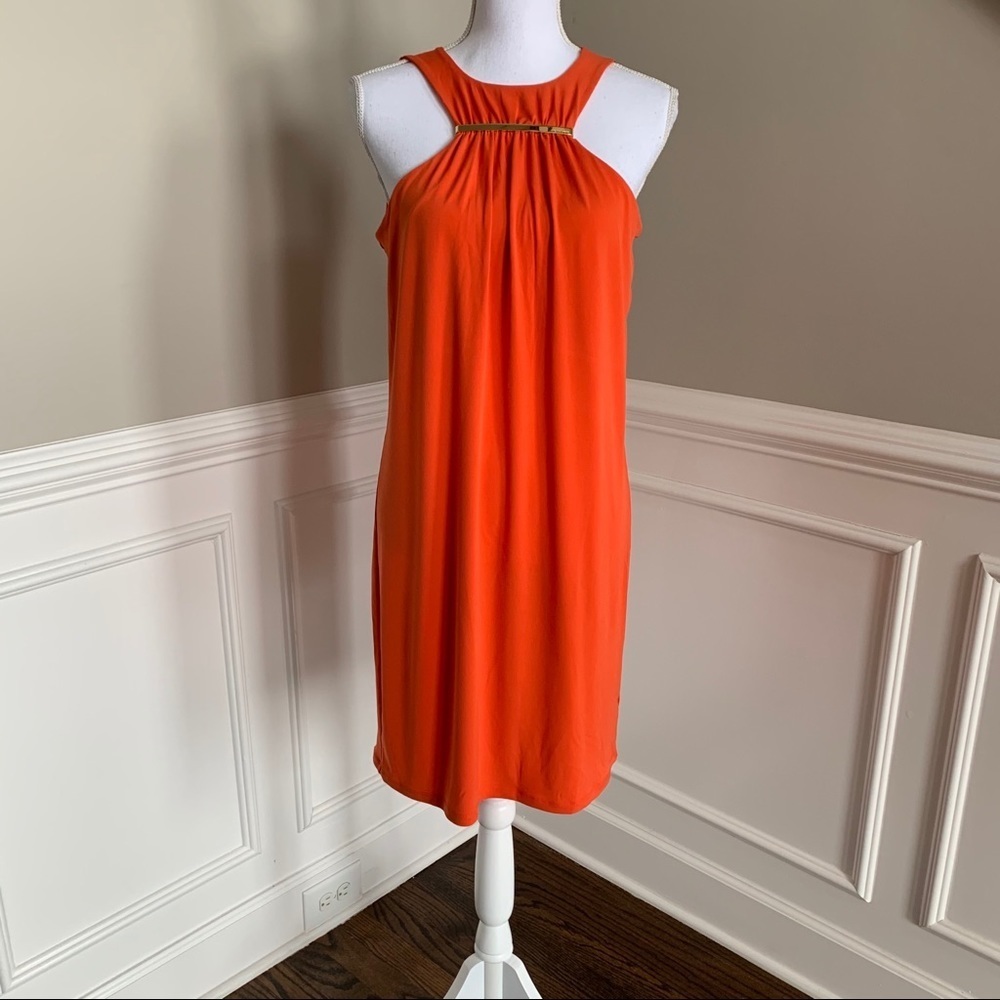 NEW Michael Michael Kors Papaya Orange Dress Size Medium